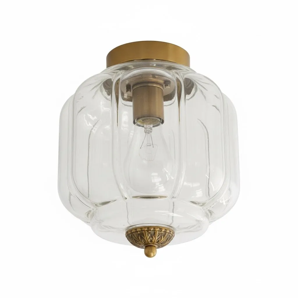 Eloise Lantern Style Semi Flush Light - Classic Charm for Interiors T287