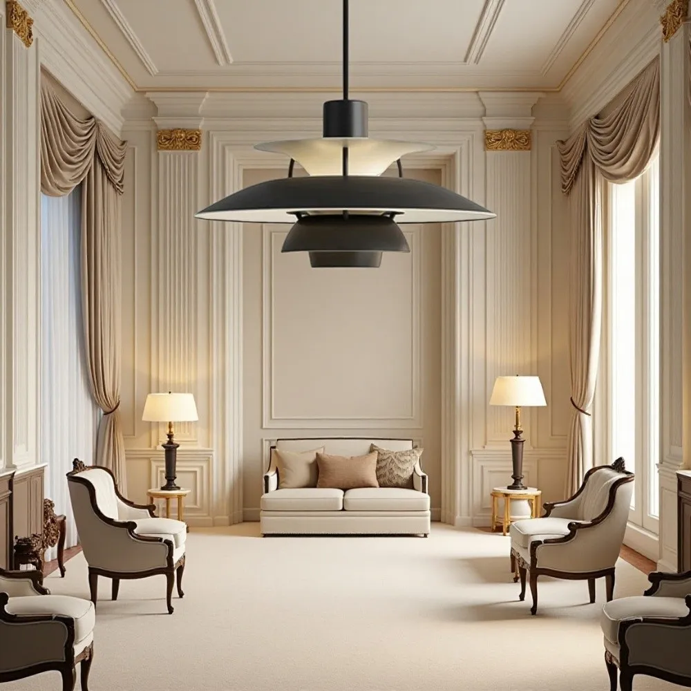 Danish Multi-layer Metal Pendant Light S107