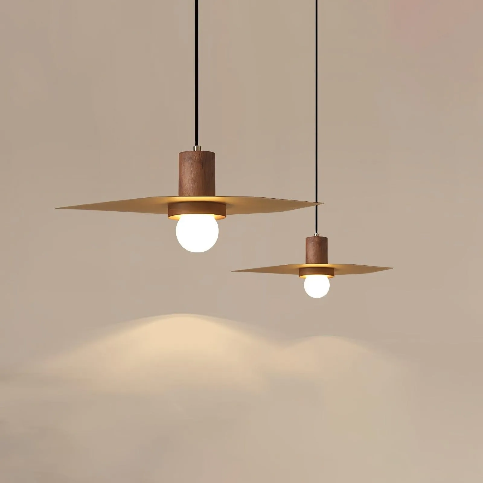 Walnut Copper Jupiter Pendant Lamp G20