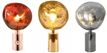 Glass Dynamic Pendant Light - Artistic Metallic Glow Pendant for Dining Area S54