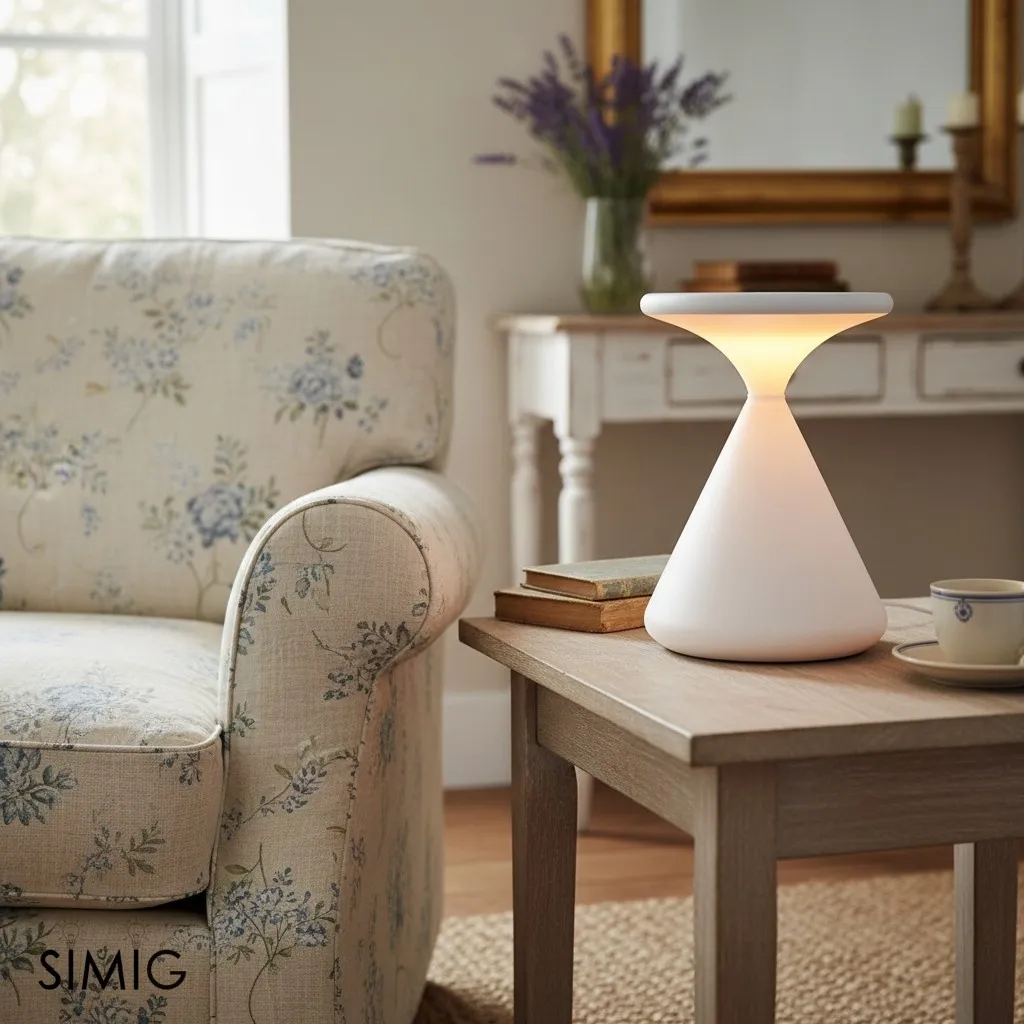 Salt & Pepper Portable Table Lamp - Minimalist LED Design for Bedroom S30
