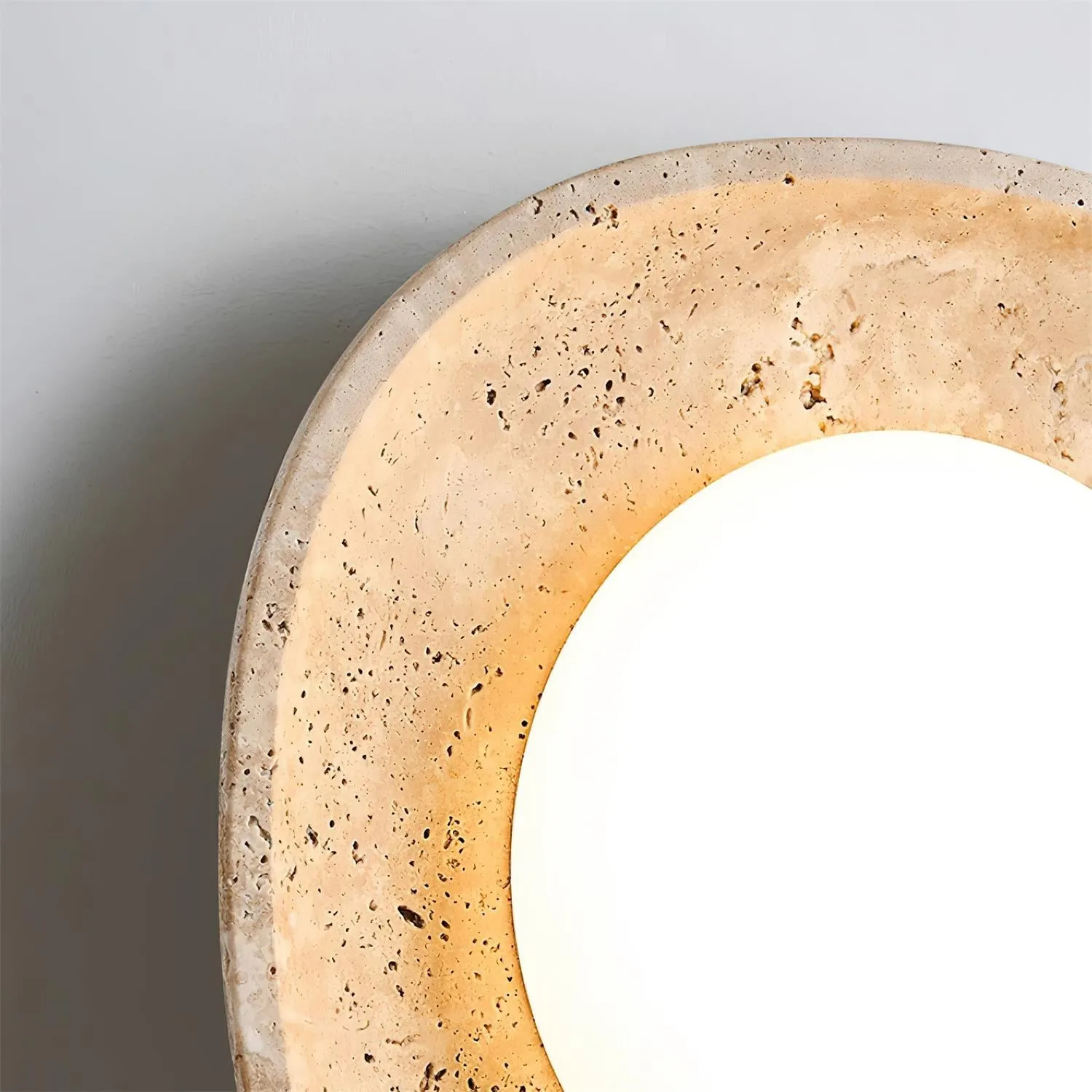Japanese Style Wabi-Sabi Stone Wall Lamp M161
