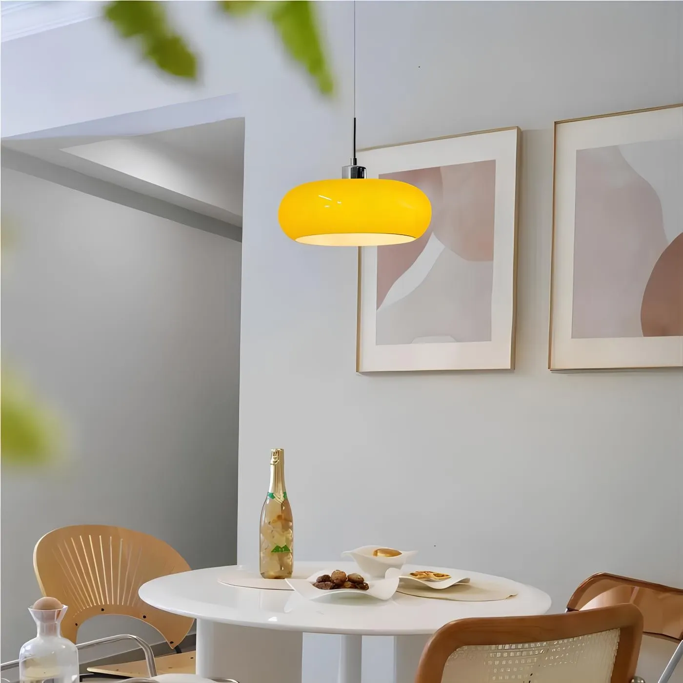 Nordic Bauhaus Glass Pendant Lamp S47