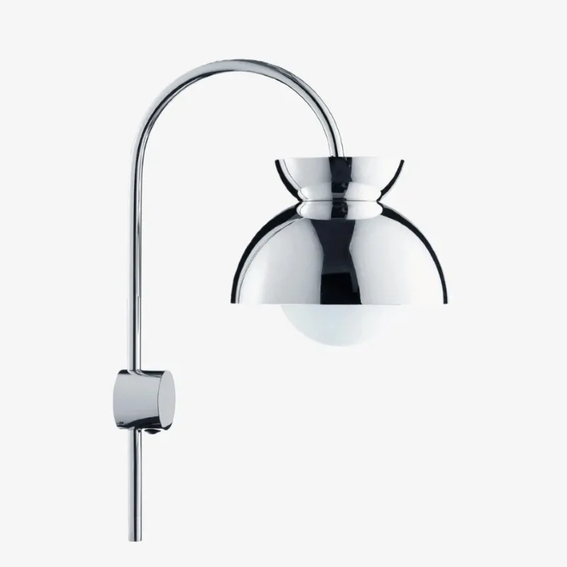 Aurelia Wall Lamp with Tiered Dome Design in Modern Metal for Bedroom or Hallway T788