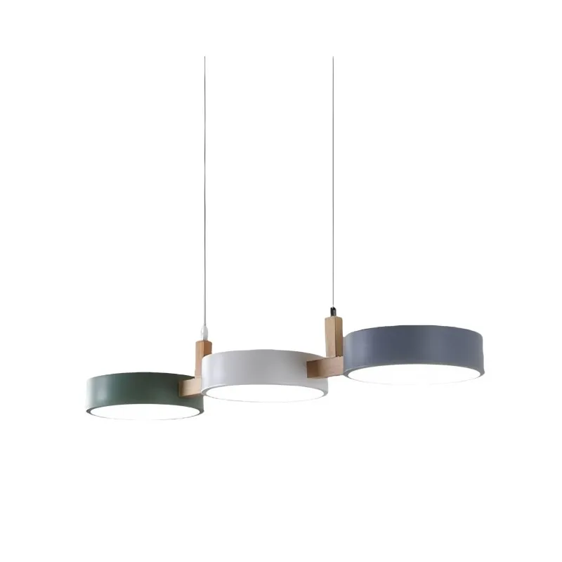 Nordic Modern Simple Macaron 3 Head Pendant Lamp M30