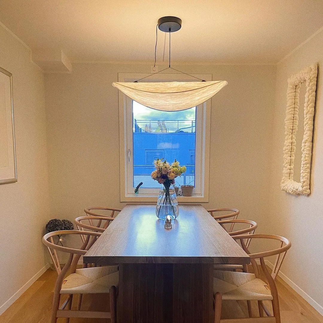 Tense Pendant Lamp - Contemporary Silk Design for Dining Area S51