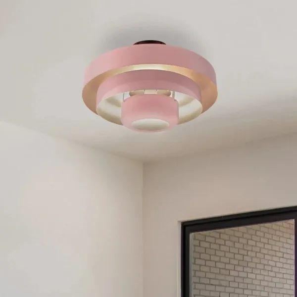 Veleora Triple Layer Disc Ceiling Light - Bauhaus Colorful Design S361