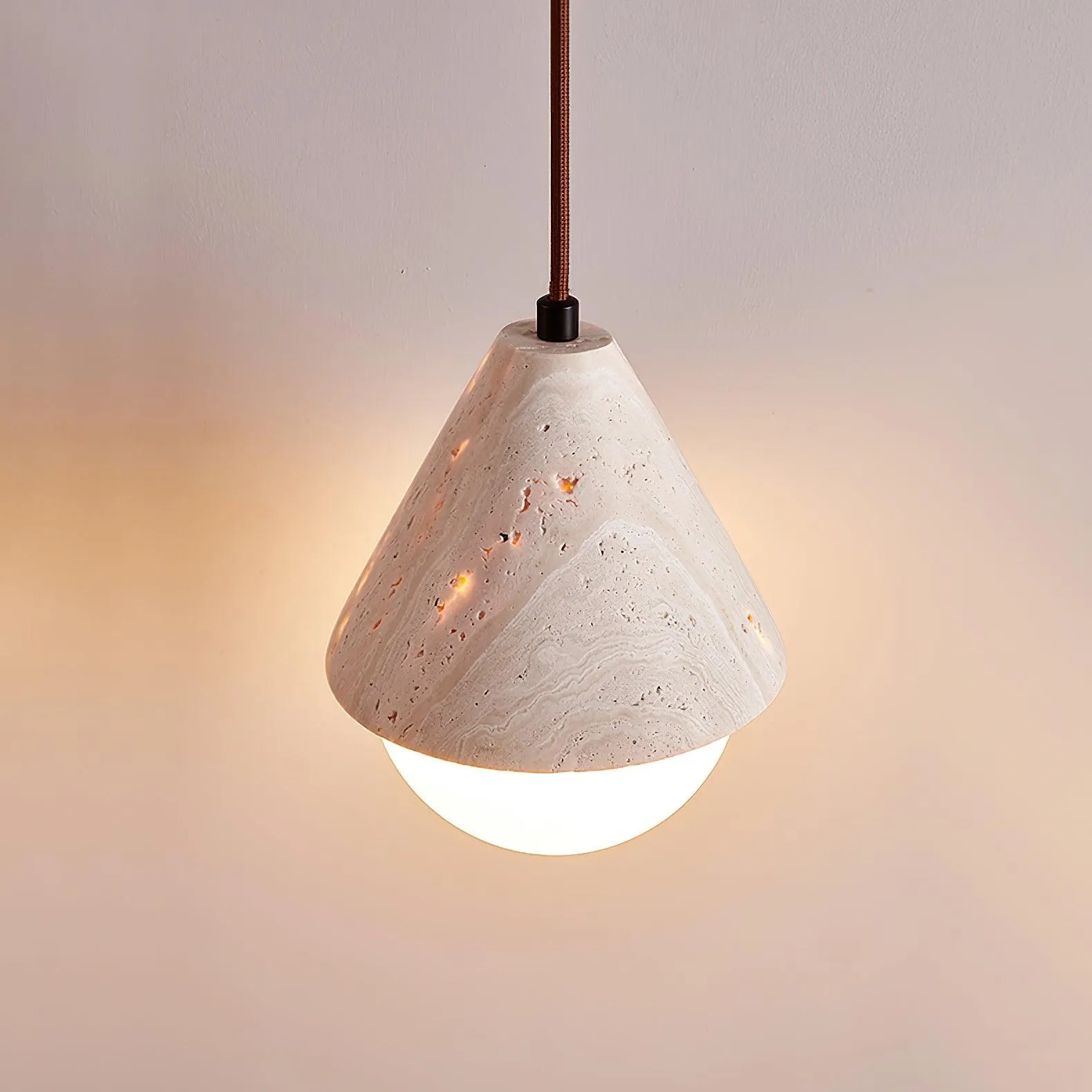 Travertine Pendant Light T2115