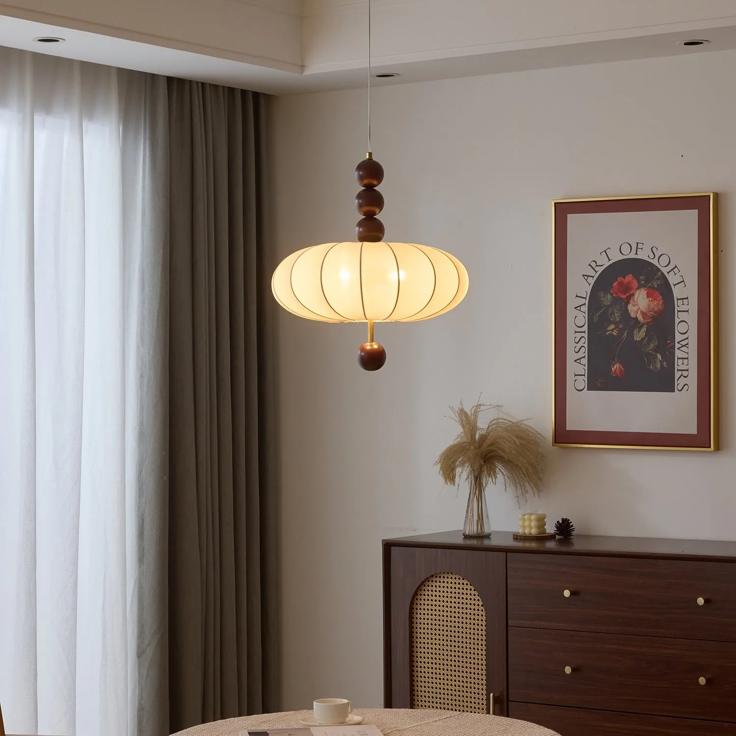 Adelaide Fabric Pendant Light T1574