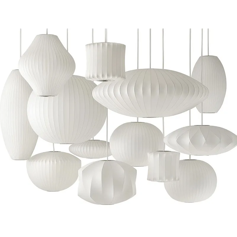 Saucer Bubble Pendant Lamp - Elegant Silk Design for Modern Interiors