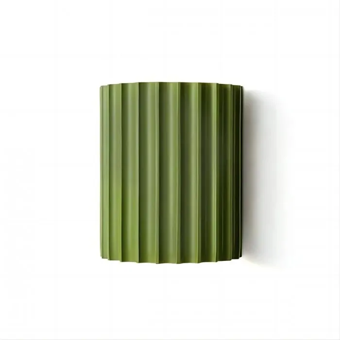 Ribbed Resin Design - Minimalist Wall Light for Modern Interior Spaces S104