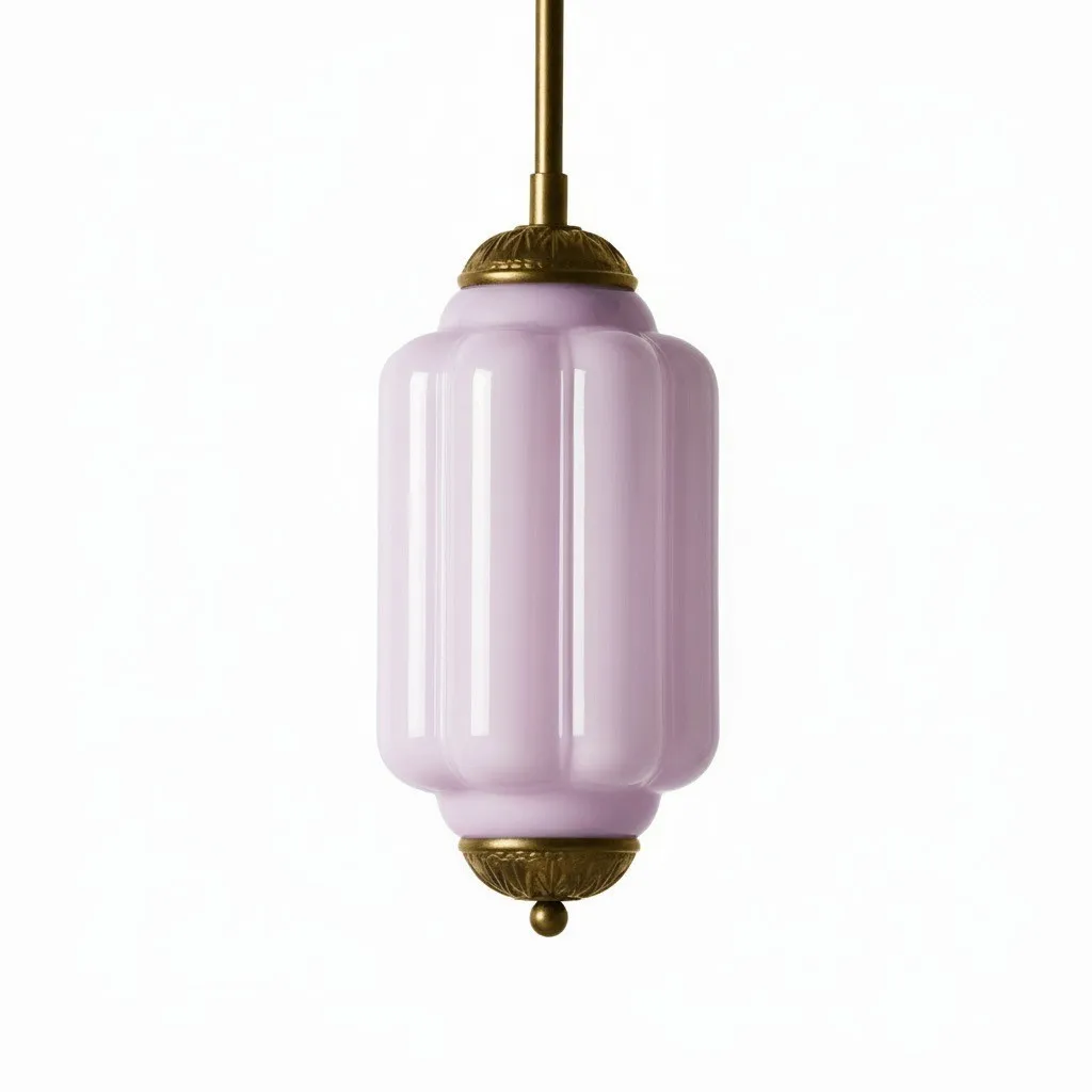 Eloise Vintage Glass Pendant Light - Elegant Pendant Lamp for Living Room G23