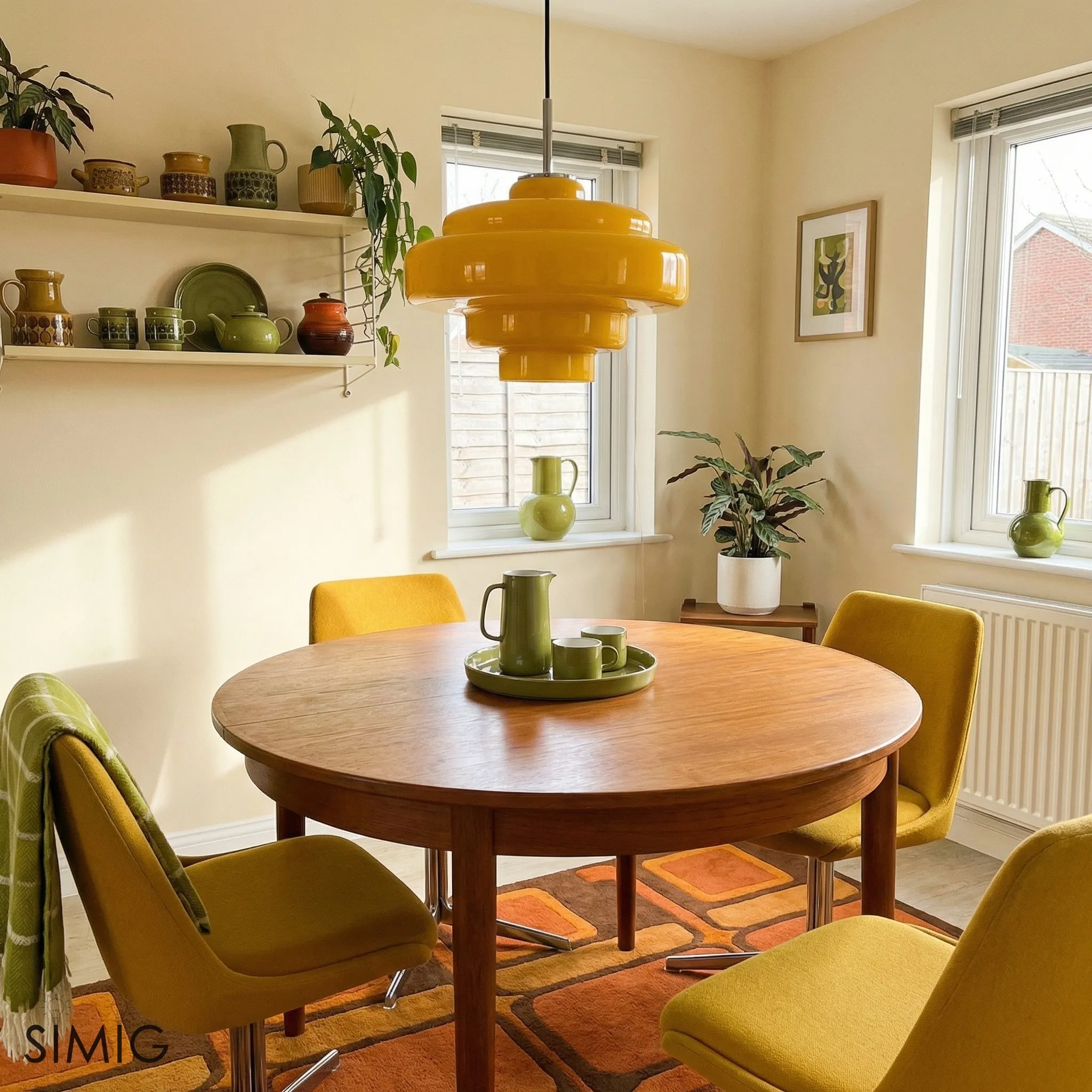 Koloro Multi-Layer Pendant Light - Vintage Metal and Glass for Living Room T277