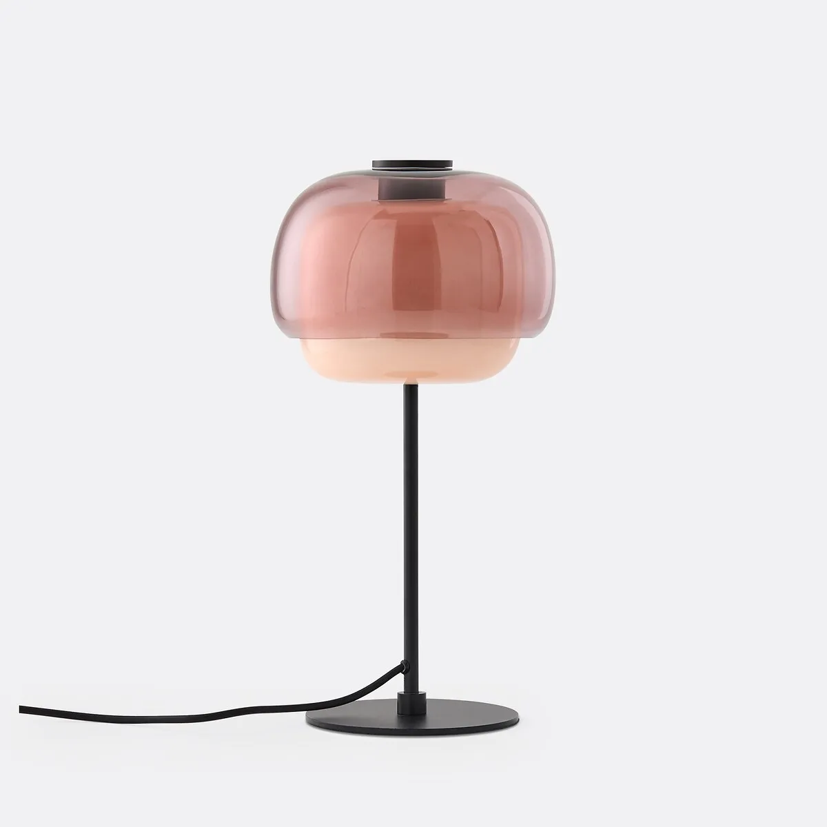 Clinco Stacked Glass Table Lamp ‑ Refined Minimalist Light for Bedroom S249