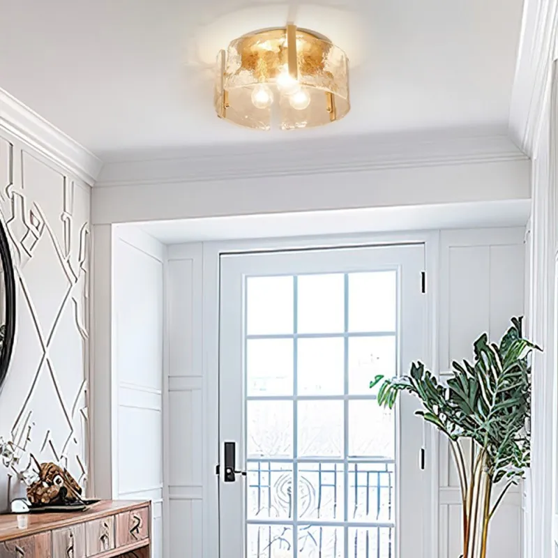 Nordic Light Luxury Flush Mount Ceiling Lamp for Living Room G27