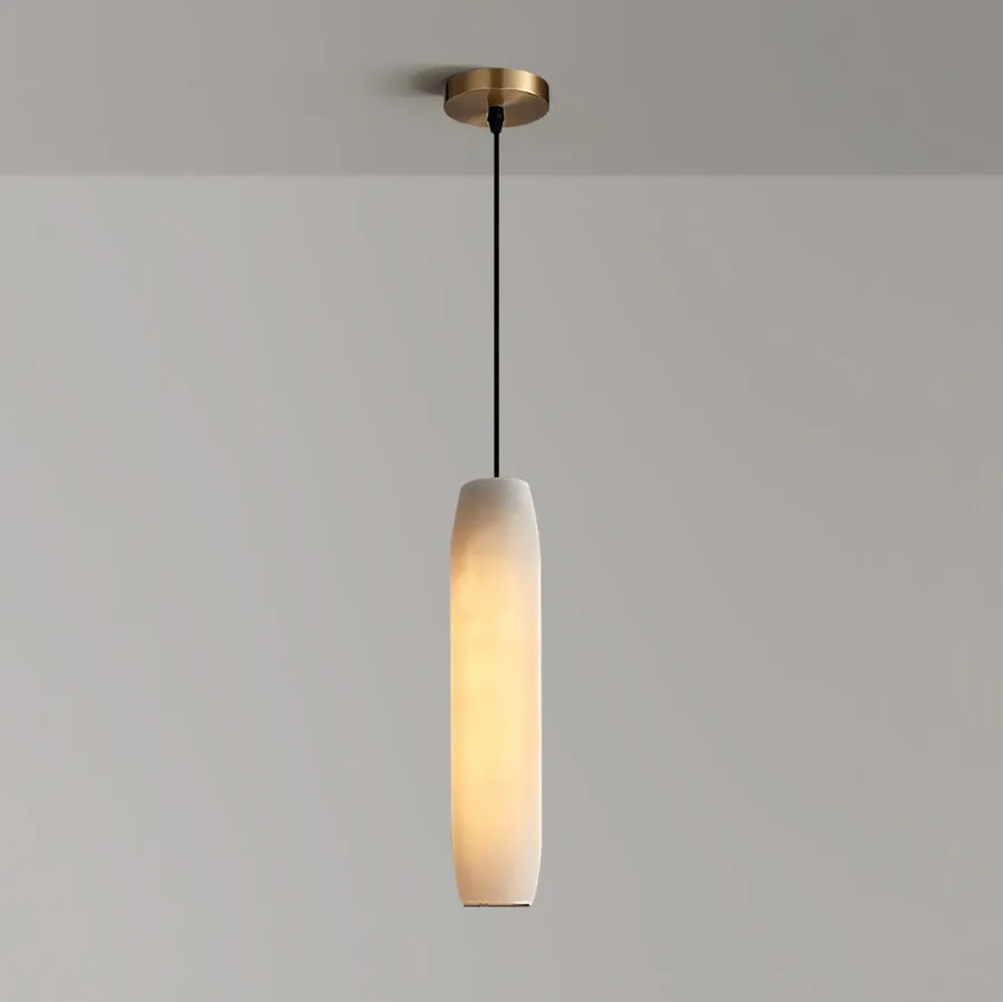 Alabaster Flute Pendant Light T1660