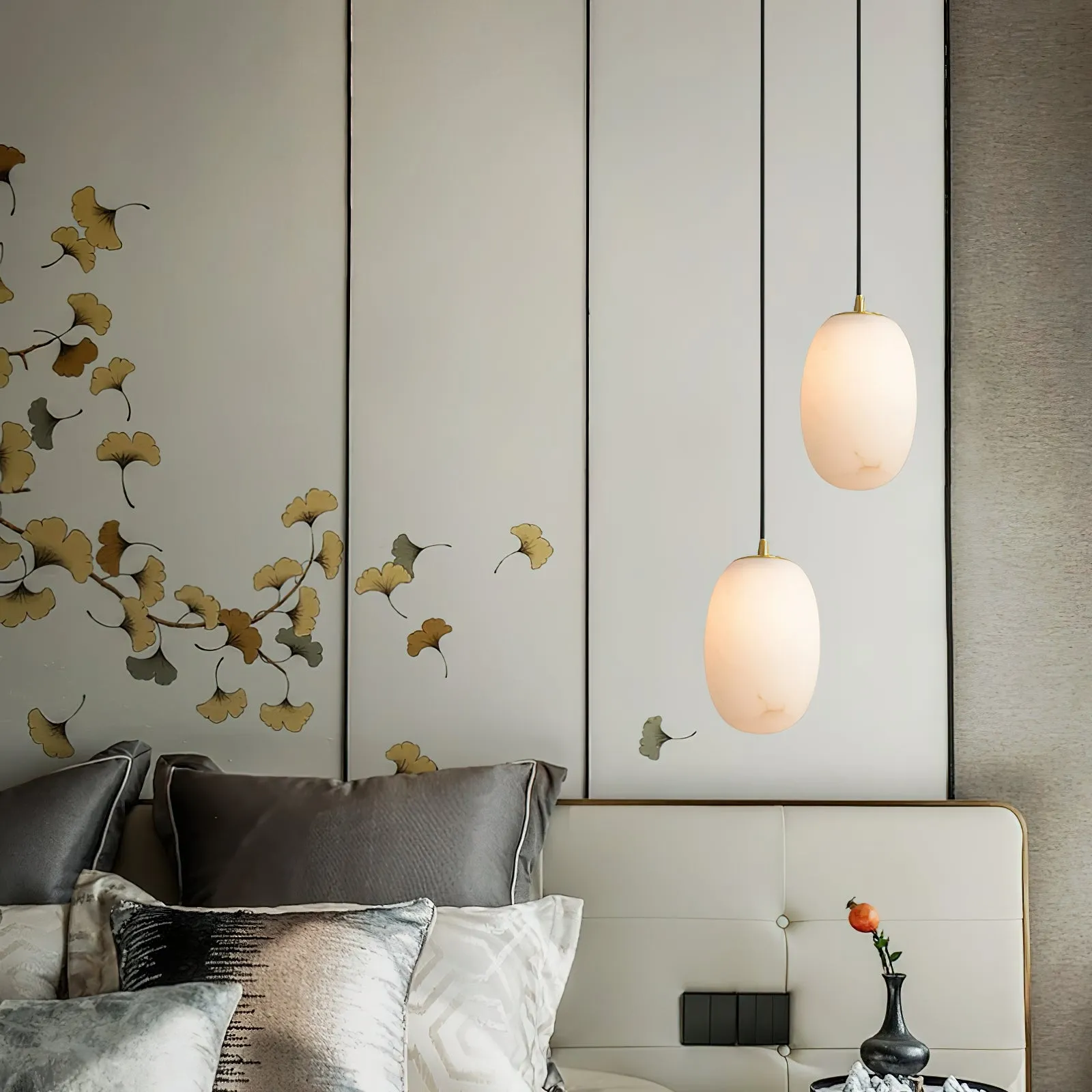 Alabaster Bedside Pendant Light T1647