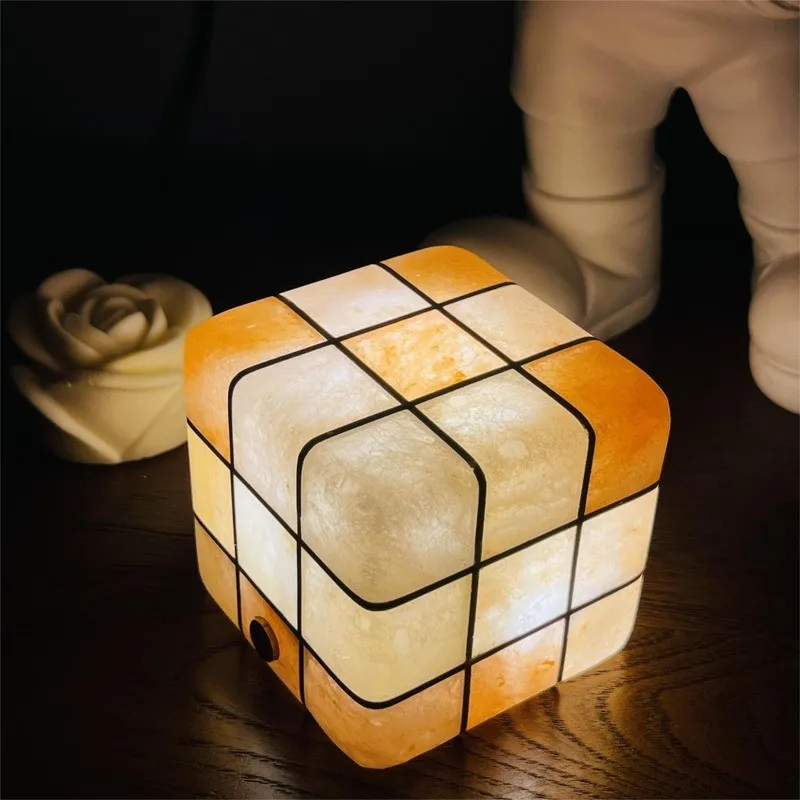 Cube Rechargeable Salt Mineral Night Light