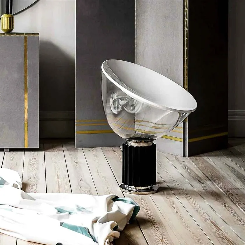 Bowlum Table Lamp - Designer Glass Table Lamp for Bedroom