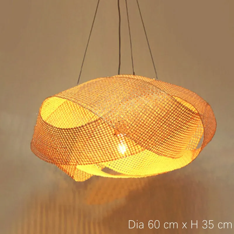 Southeast Asian Style Rattan Chandelier