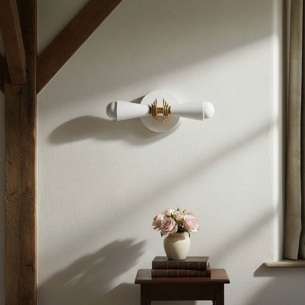 Pyralis Cone Art Deco Wall Light - Multi-Directional Sconce for Vanity or Wall T345