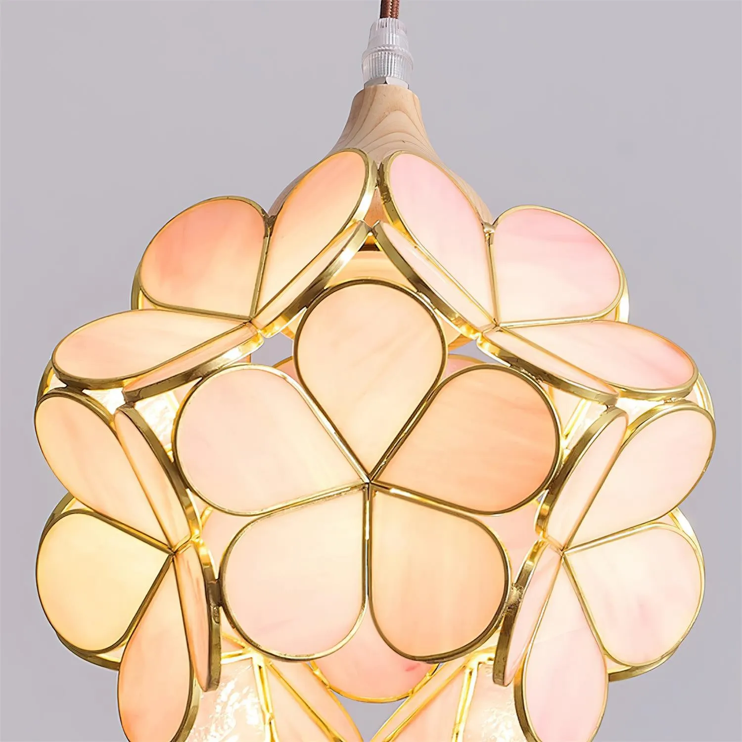 French Creative Pastoral Style Flower Pendant Light M136