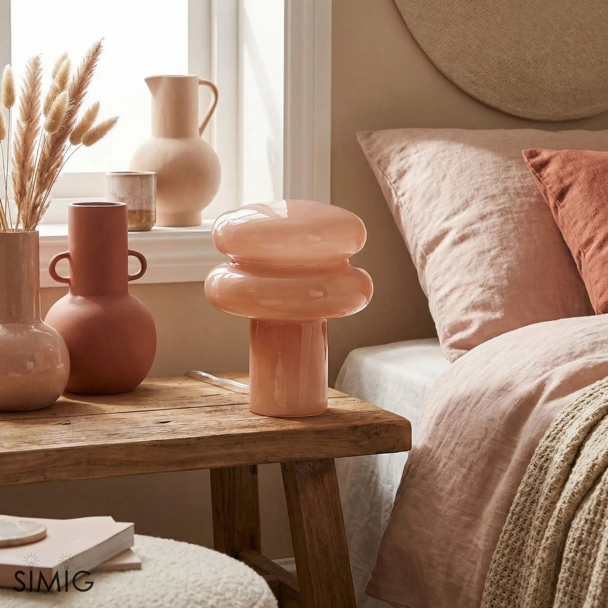 Orra Compact Mushroom Table Lamp - Soft Glow Accent Light T422