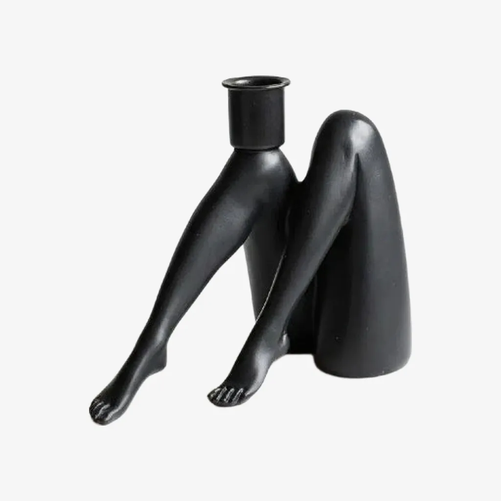Kickra Abstract Leg-Base Candle Holder – Unique Home Accessory U22