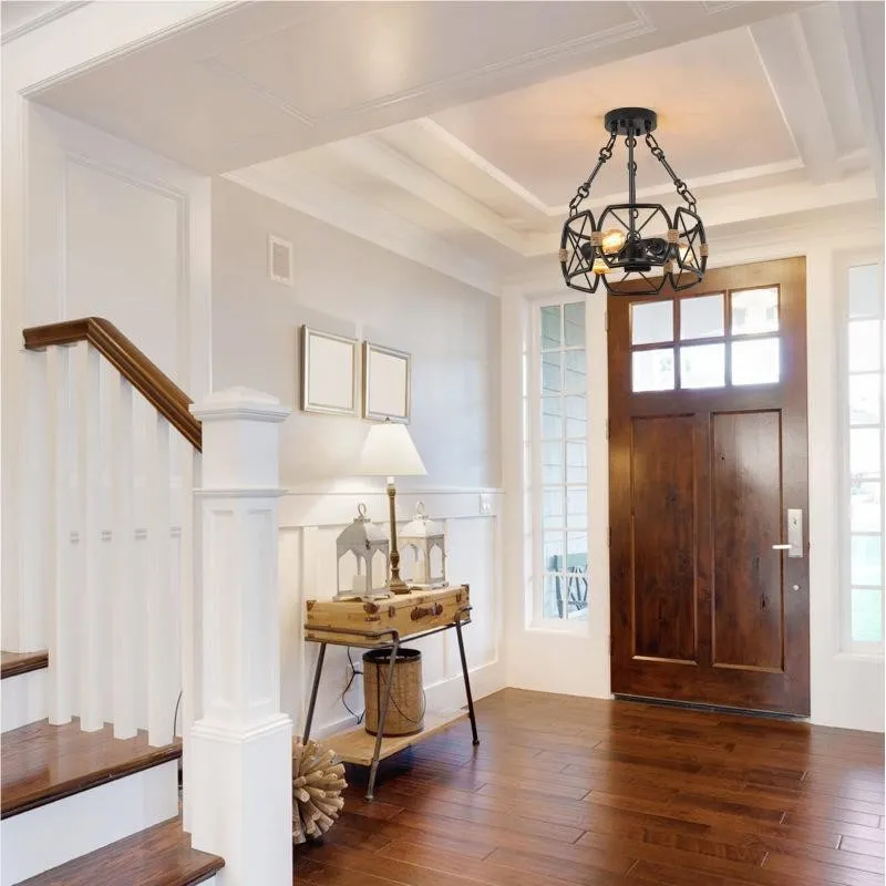 Retro Industrial Style Metal Ceiling Lamp S124