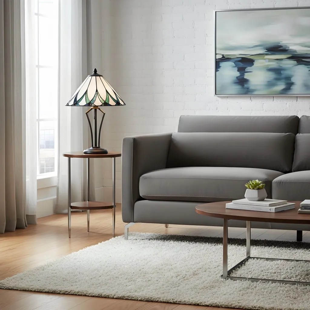 TF Allanton Tiffany-Style Table Lamp - Accent Lighting for Study T641