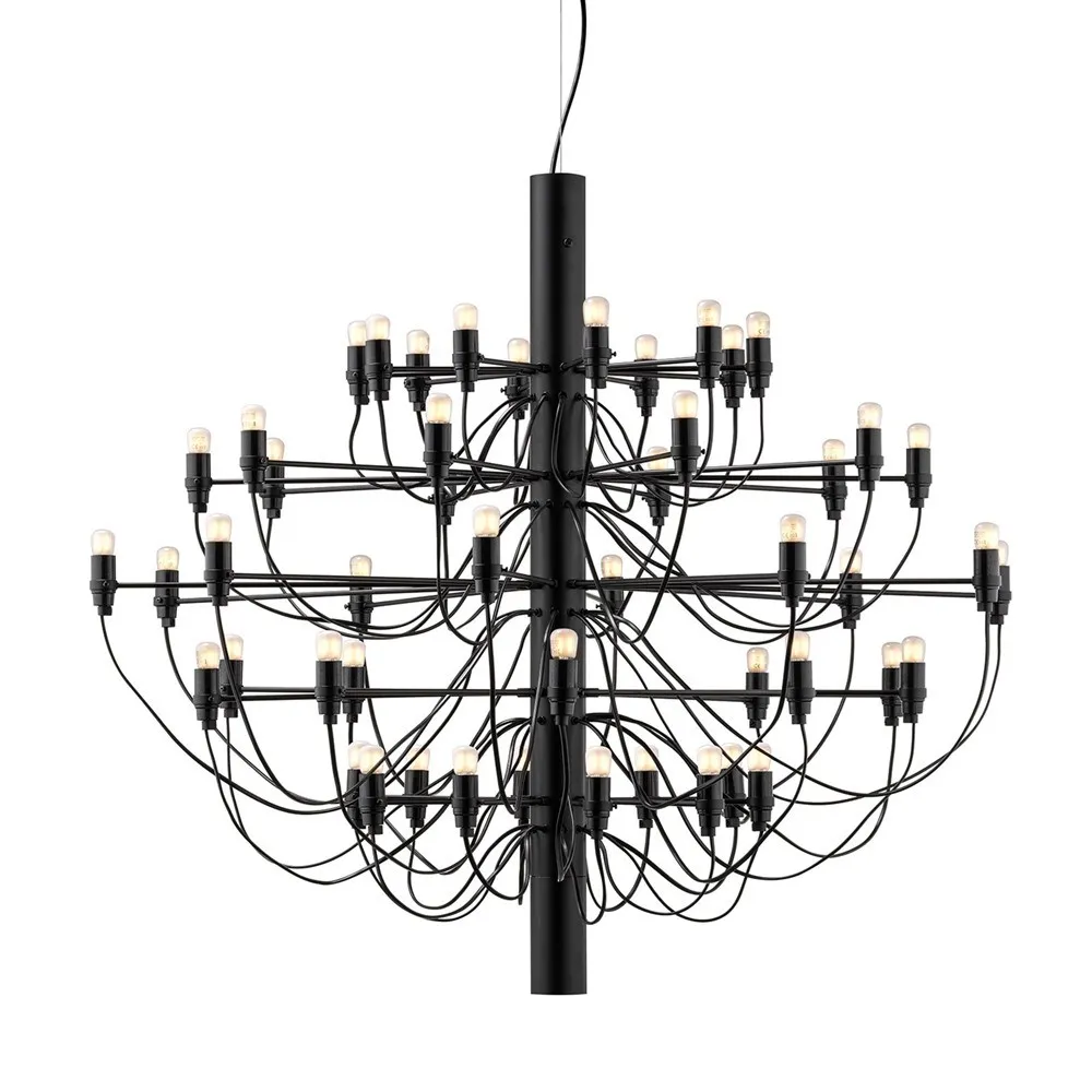 Tendrila Multi-Light Chandelier - Industrial Style Pendant Light for Dining Room