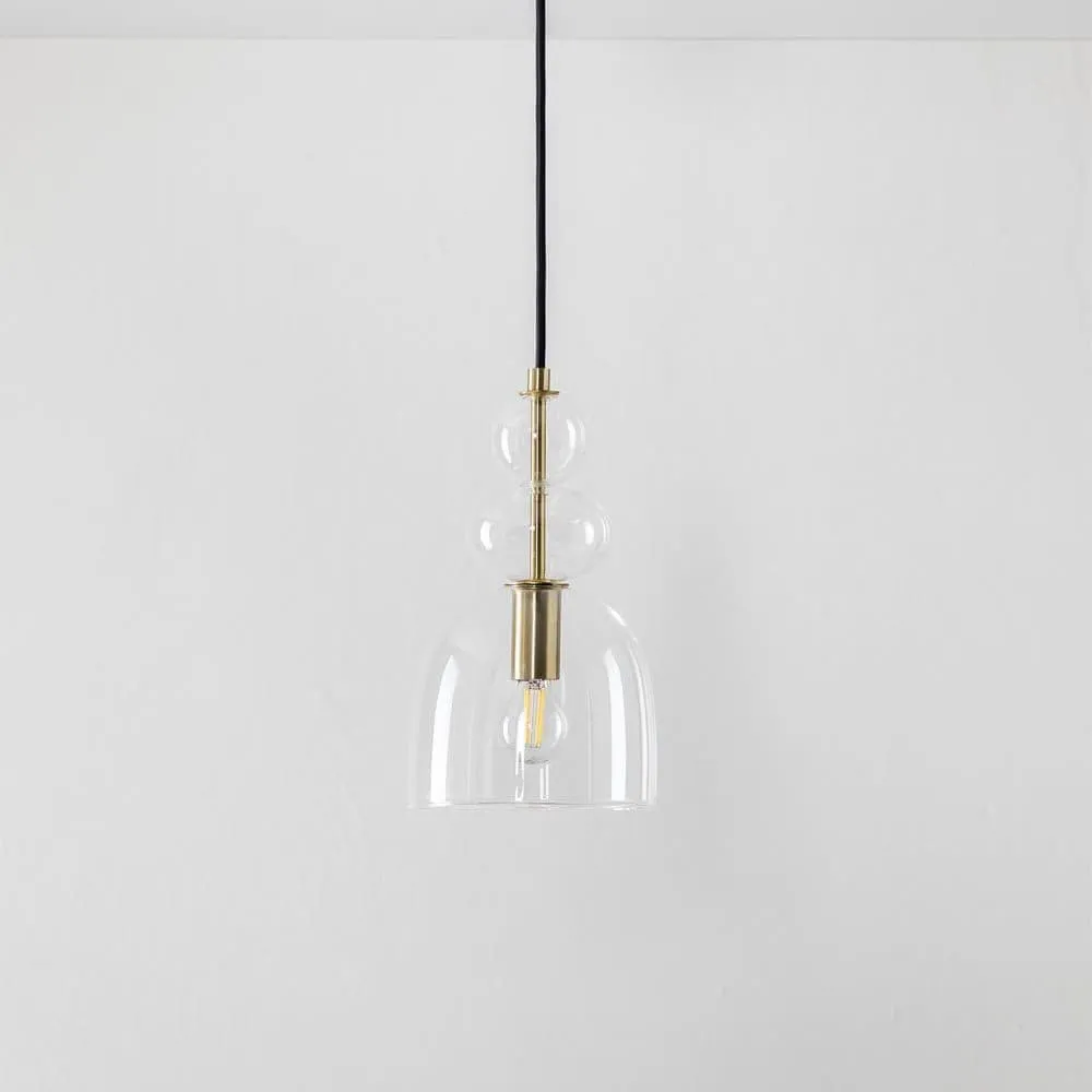 Contemporary Glass Lamp – Soft Glow for Modern Interiors S243