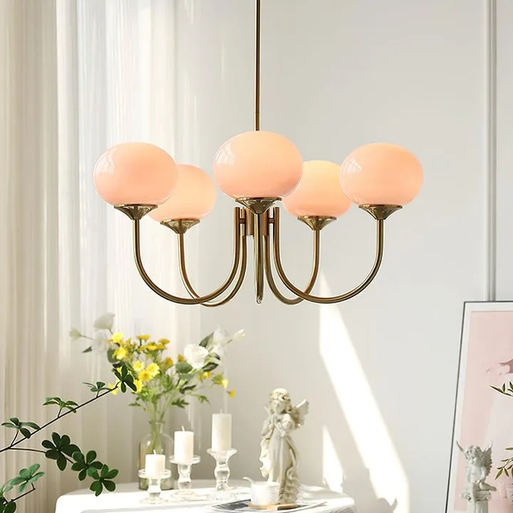 Bauhaus Glass Ball Marshmallow Chandelier S200