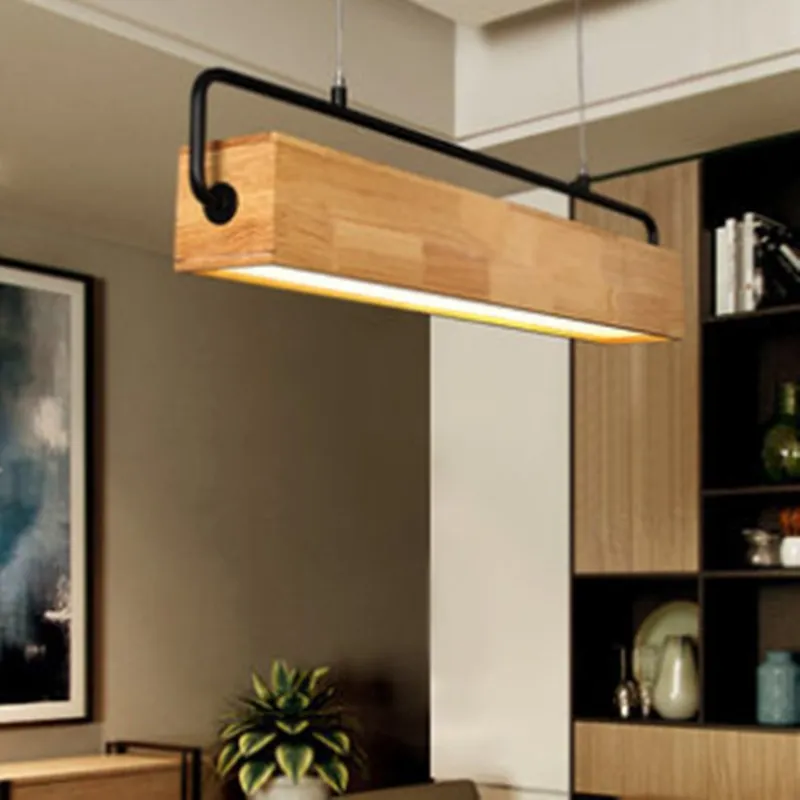 HEDVA Scandinavian Wooden Pendant Light