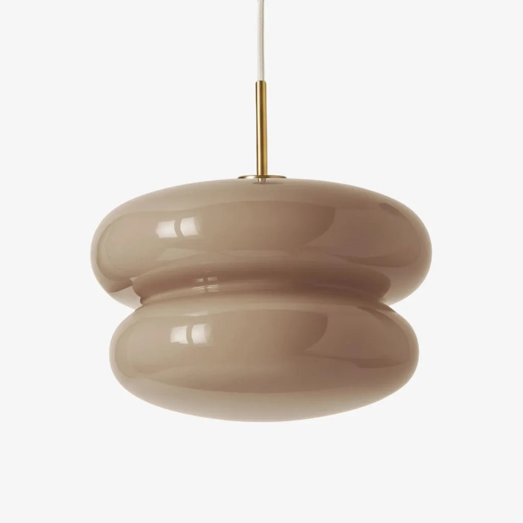 Orra Opal Glass Dome Pendant - Modern Hanging Light for Kitchen T421