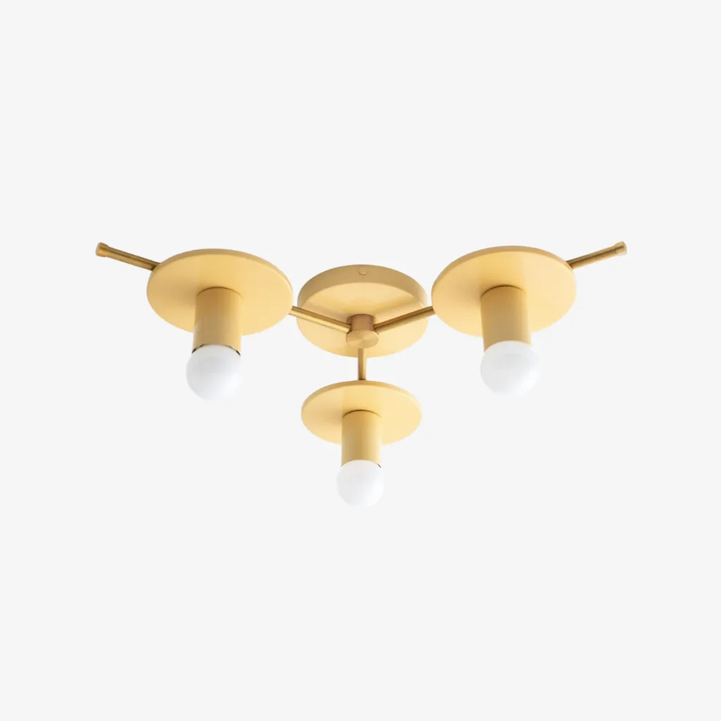 Radiro Globe Colorful Ceiling Light-3 Light Minimalist Fixture T295