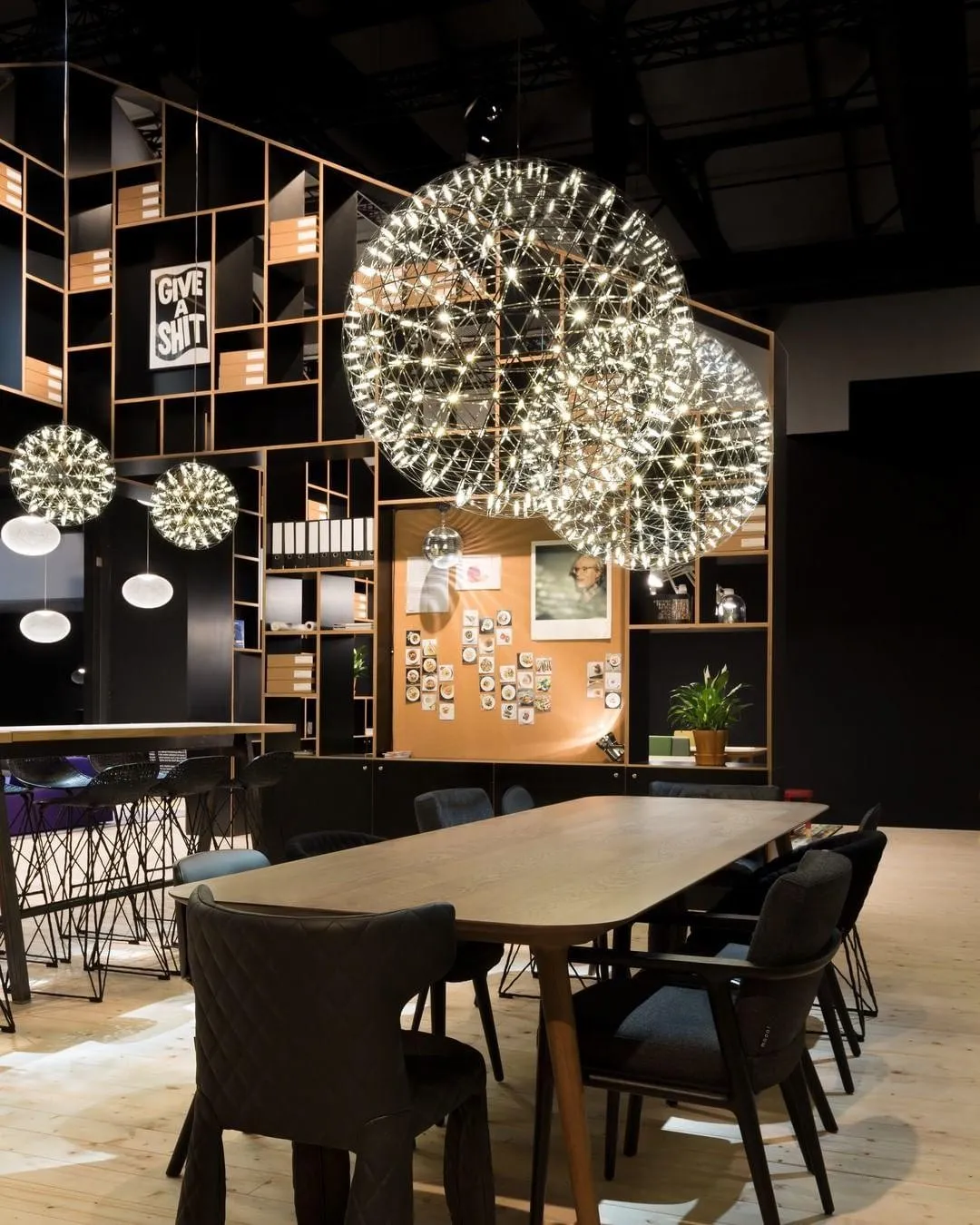 Silver Spark Ball Pendant Light T204