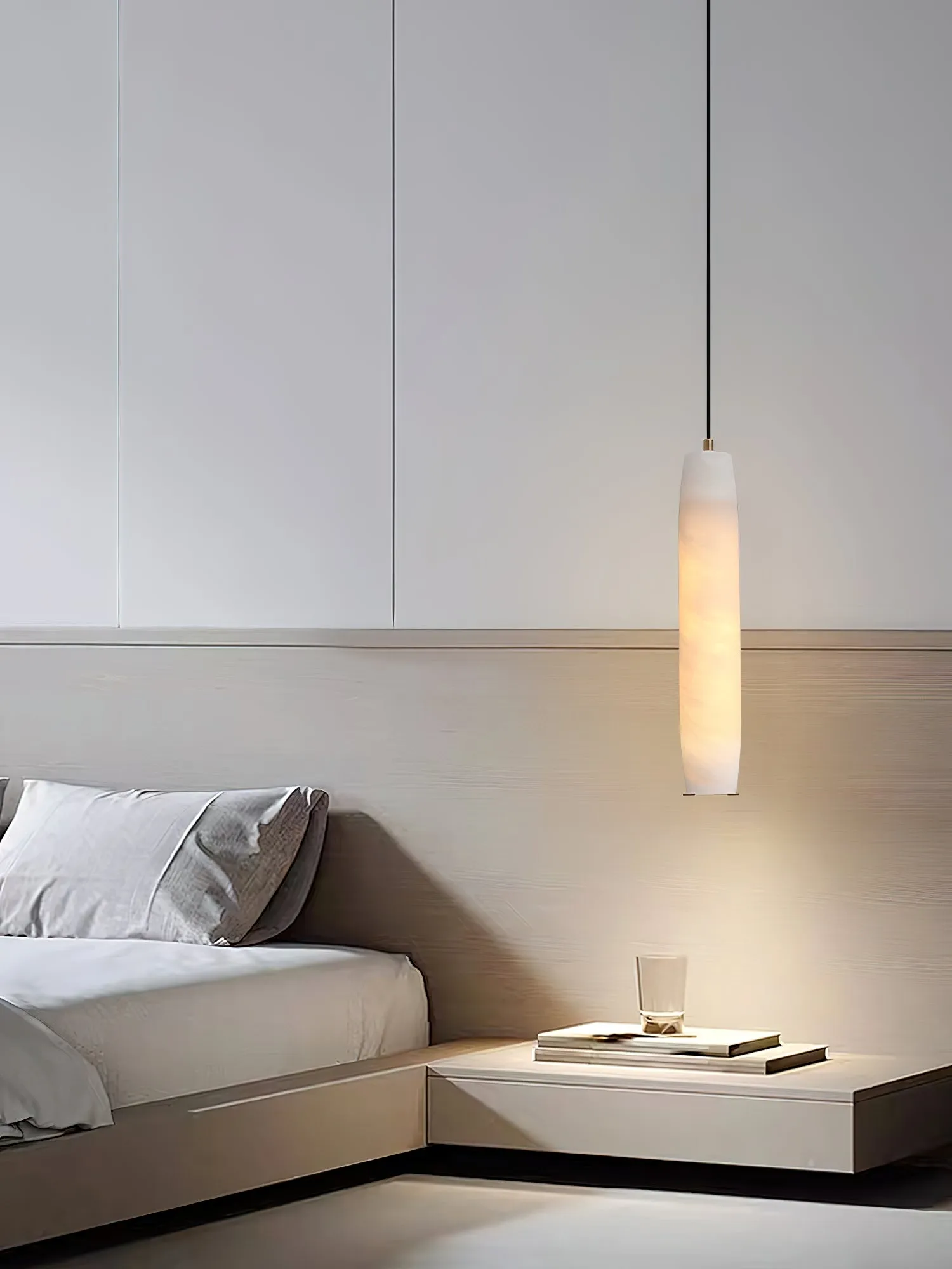 Alabaster Flute Pendant Light T1660