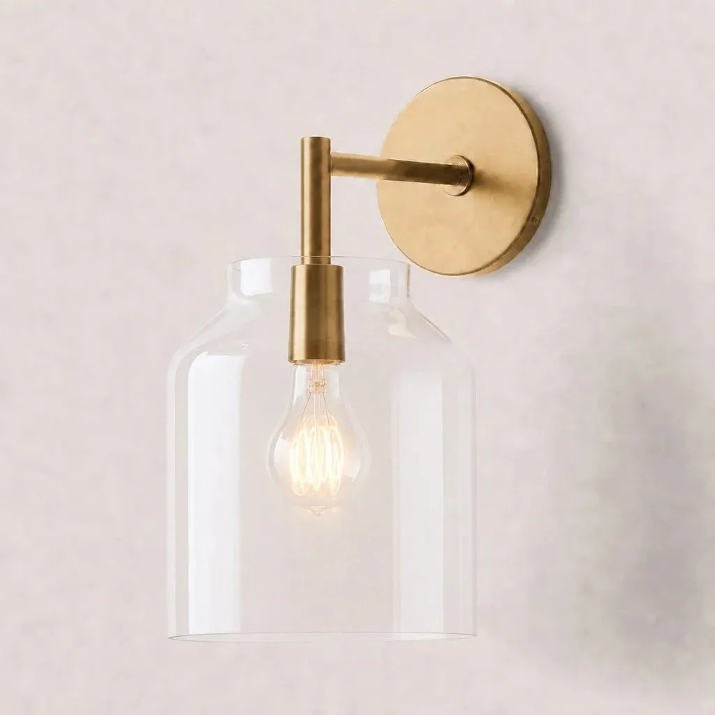 Hanton Minimalist Cylindrical Wall Sconce - Modern Lighting for Vanity T173