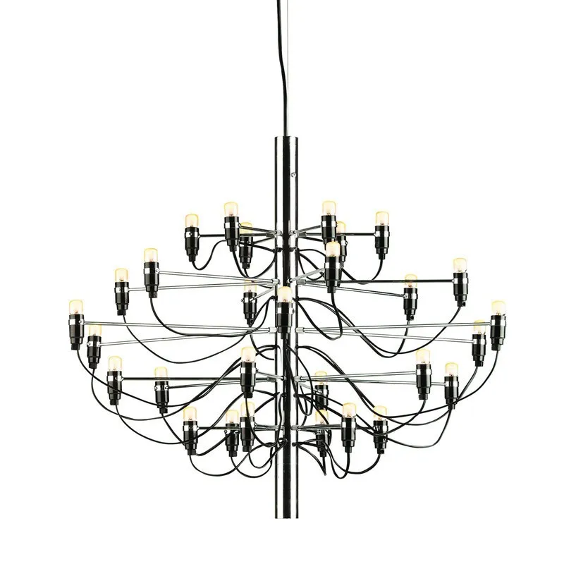Tendrila Multi-Light Chandelier - Industrial Style Pendant Light for Dining Room