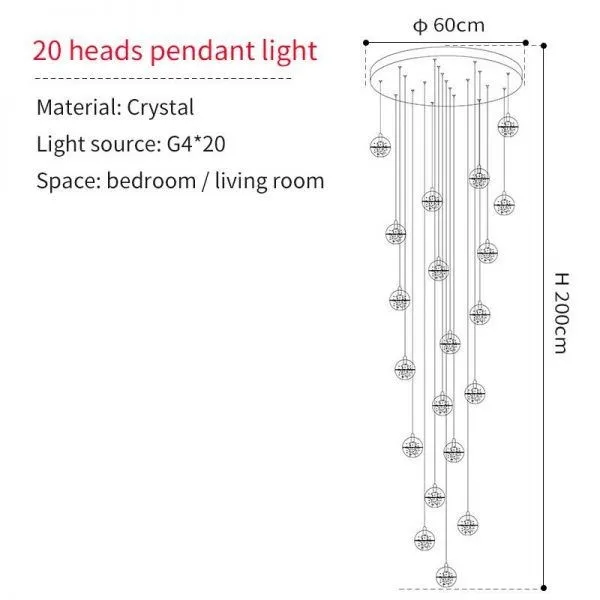 Crystal Pendant Light
