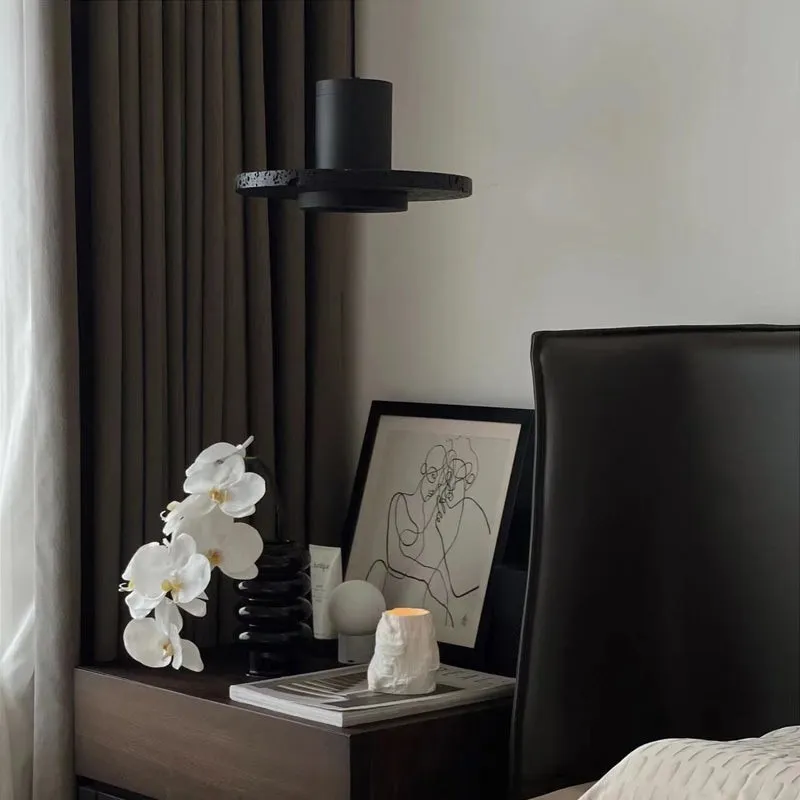Retro Black Hole Stone Pendant Lamp G73