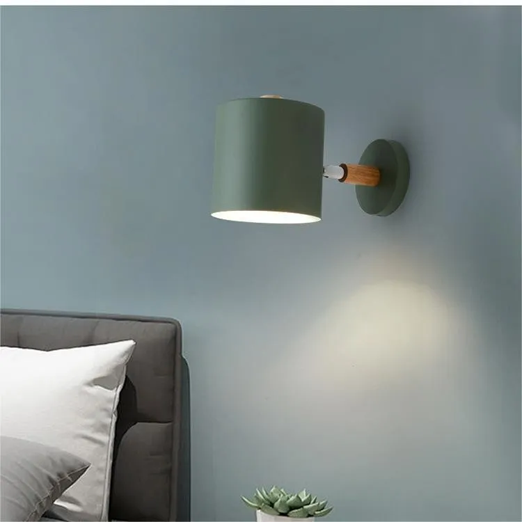 Nordic Macaron Cylinder Rotatable Wall Lamp S38
