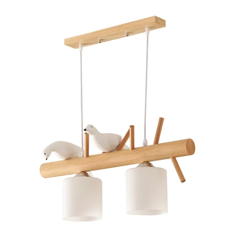 BIRDY Wooden Pendant Light