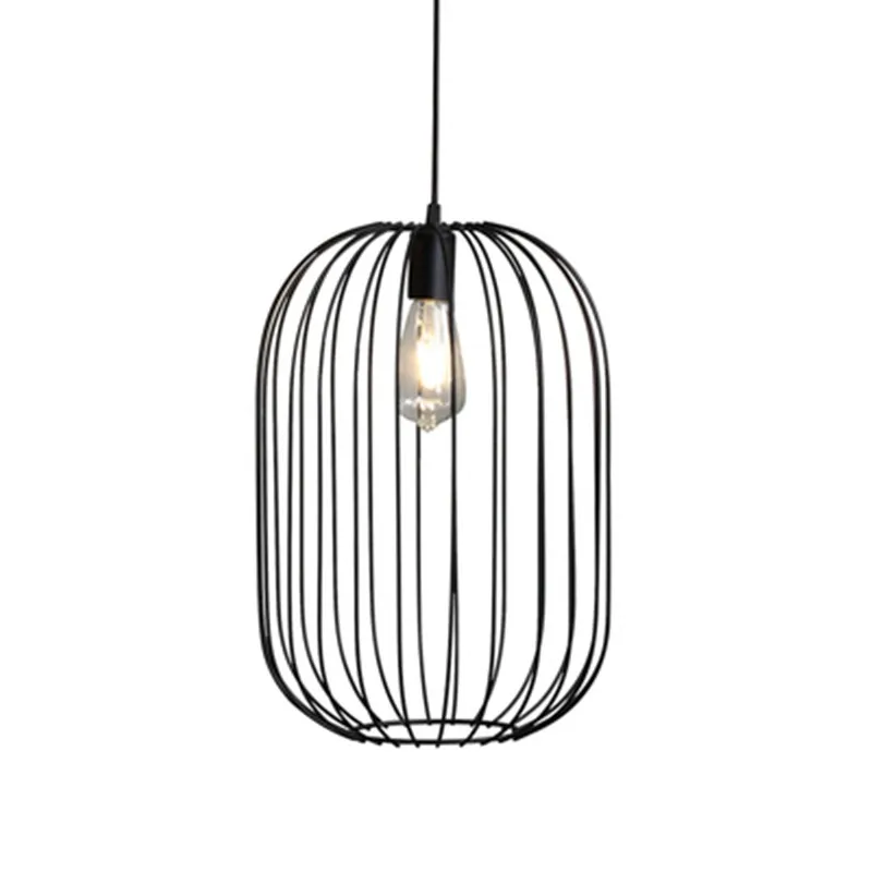 Stripe Cage Pendant Light