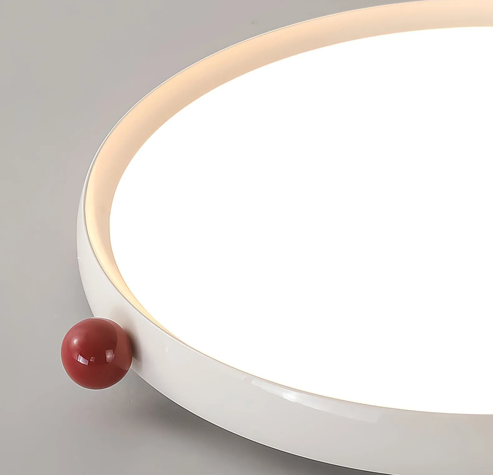 Minimalist Disc Cream Style Ultra-thin Ceiling Lamp M440