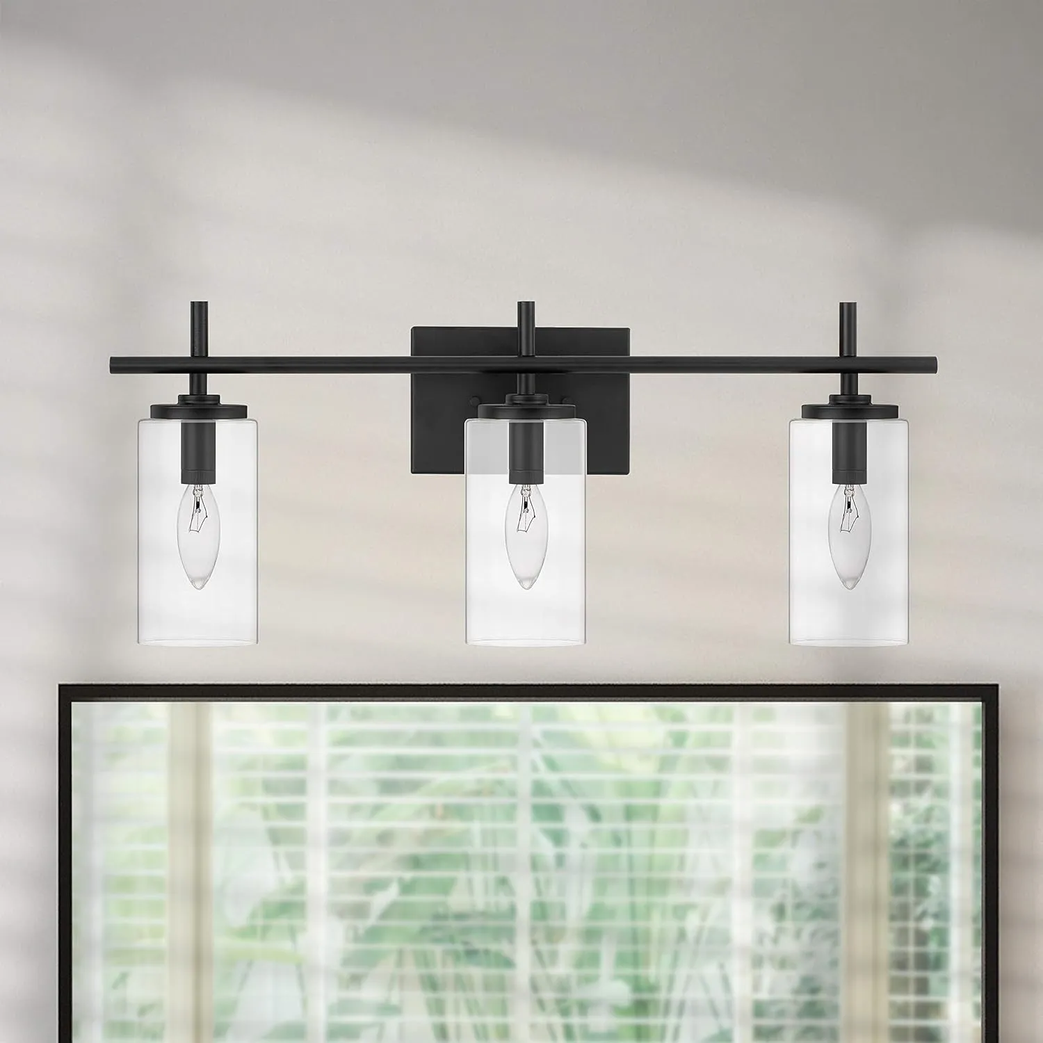 3 Lights Black Bathroom Vanity Light S122