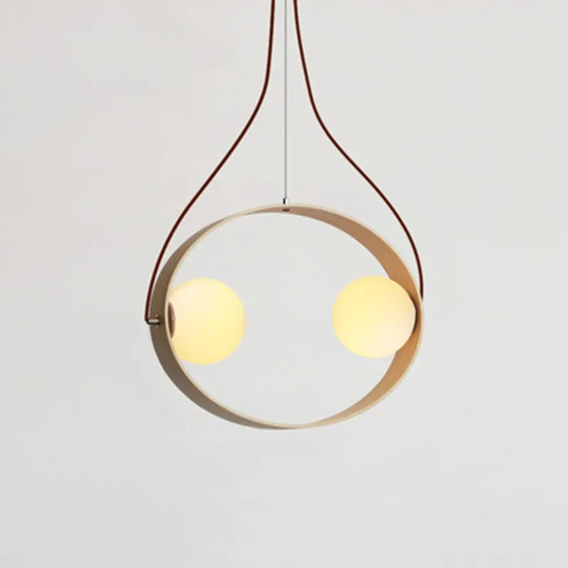 RING Wooden Pendant Light