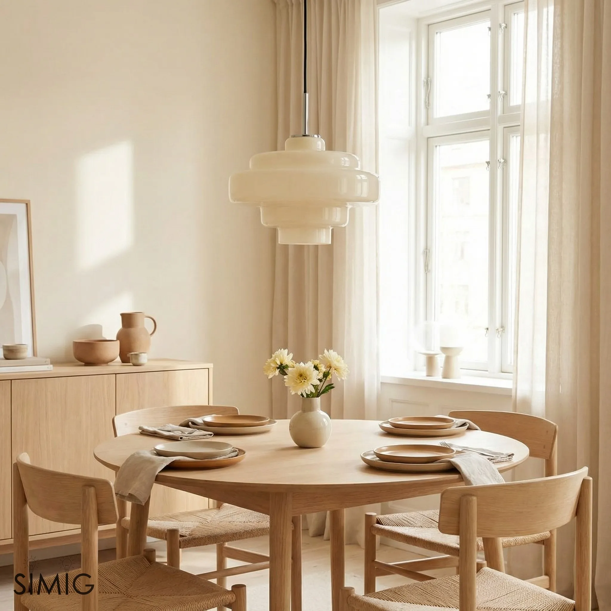Koloro Multi-Layer Pendant Light - Vintage Metal and Glass for Living Room T277
