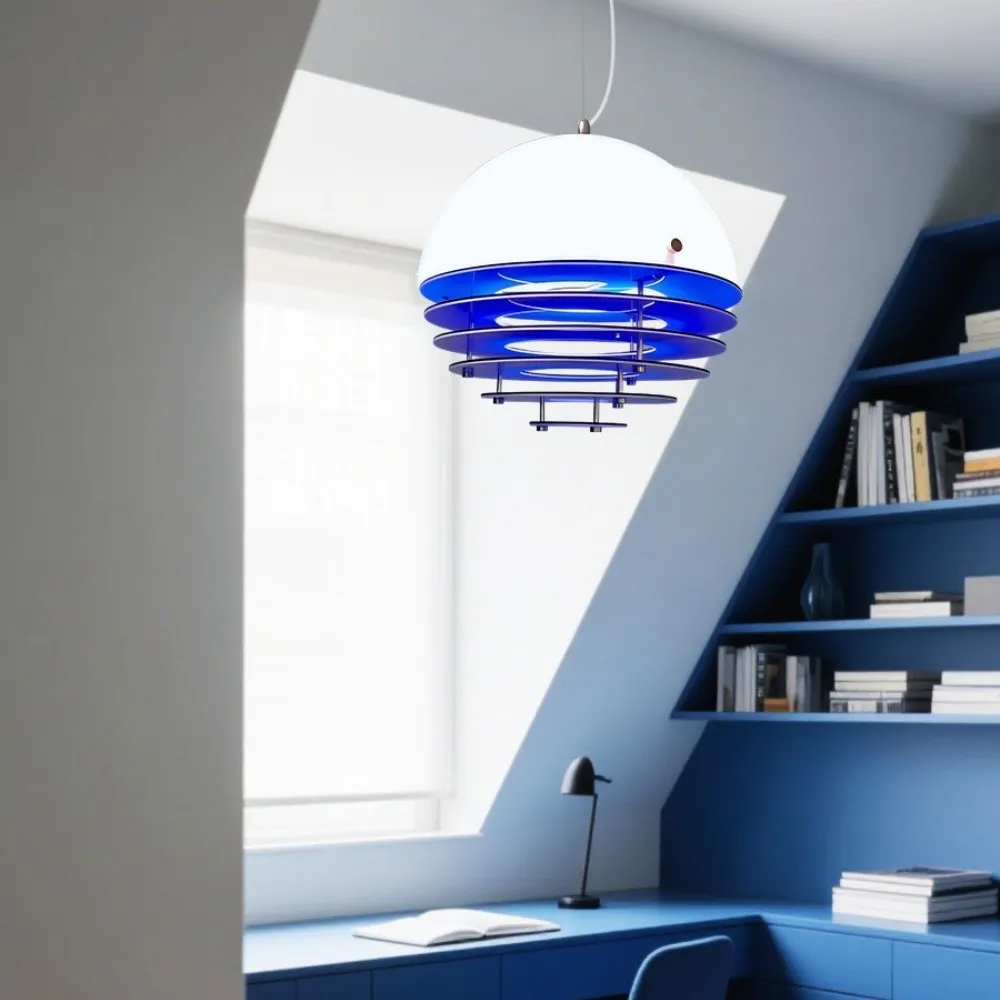 Bauhaus Sunset Pendant Lamp - Warm Ambient Lighting for Living Room S213